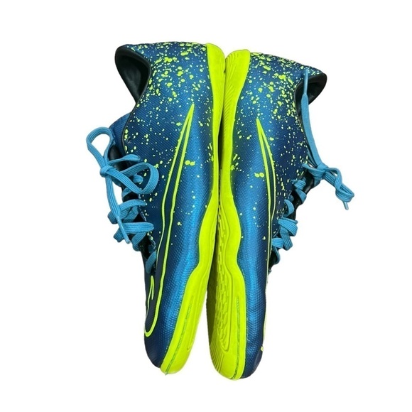 Nike Squadron Blue Volt Jr Mercurial Victory V IC PS Soccer Shoes Size 5 Youth - Picture 5 of 8